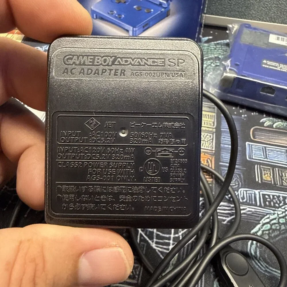 Nintendo GameBoy Advance SP GBA Handheld Console Complete Very Good Condition